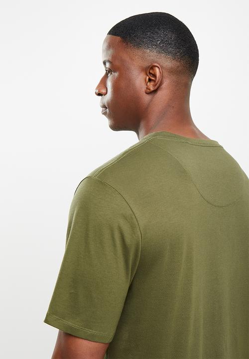 Pringle of Scotland - Core pima tees - olive