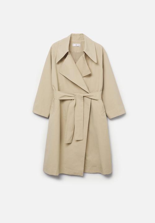 MANGO - Trench coat johan - light beige