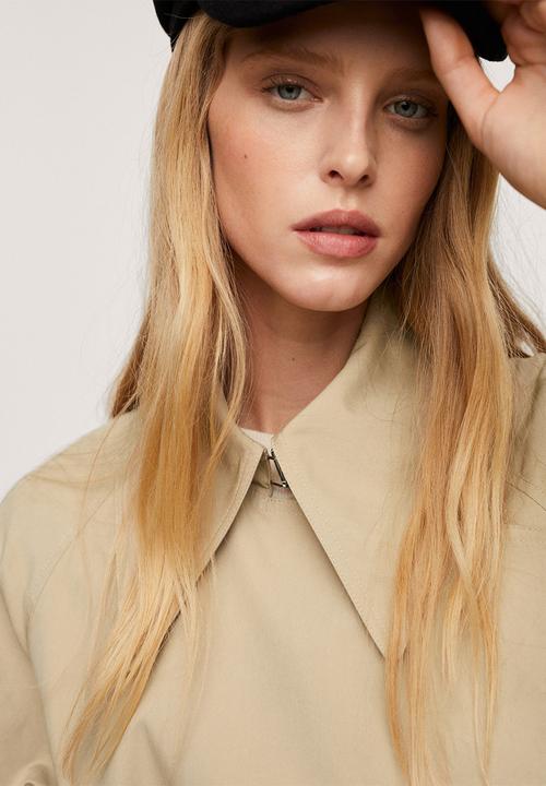 MANGO - Trench coat johan - light beige