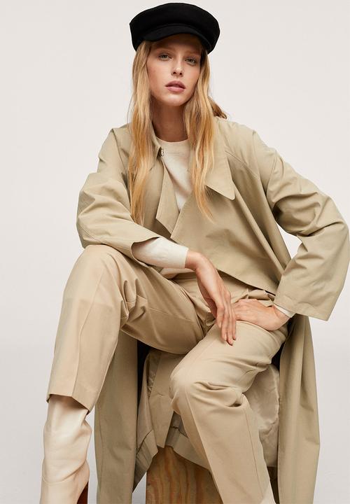 MANGO - Trench coat johan - light beige
