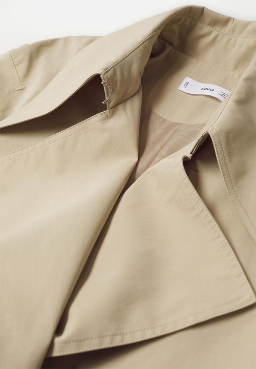 MANGO - Trench coat johan - light beige