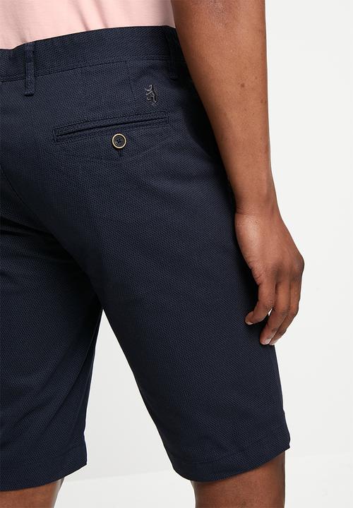 Pringle of Scotland - Core chino shorts - navy print
