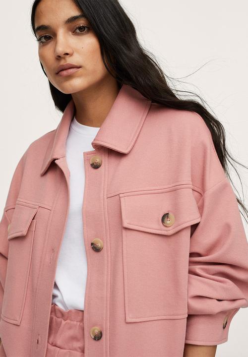 MANGO - Sweatshirt pique1 - pink