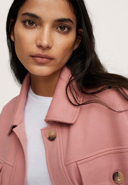 MANGO - Sweatshirt pique1 - pink