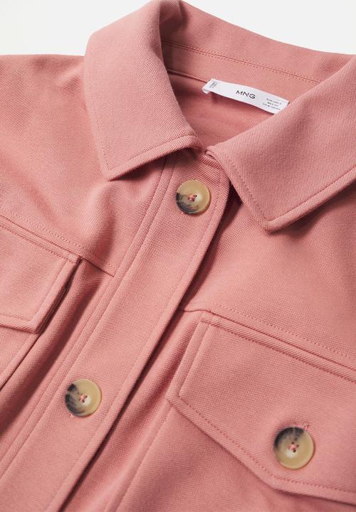 MANGO - Sweatshirt pique1 - pink