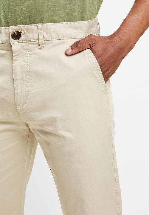 Pringle of Scotland - Core chino flat front classic - beige