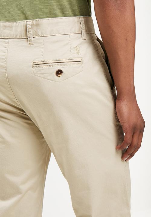Pringle of Scotland - Core chino flat front classic - beige
