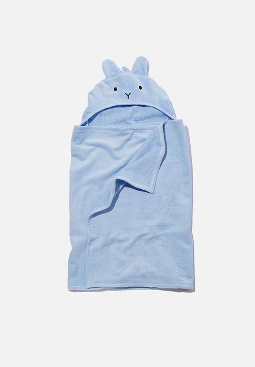 Cotton On - Baby snuggle towel - blue