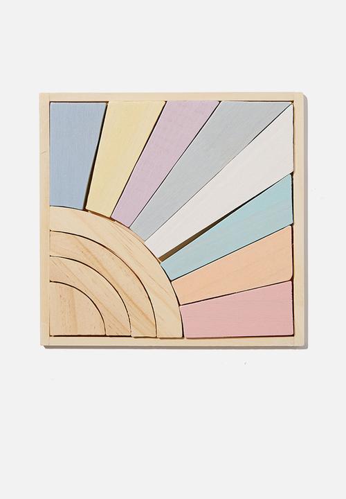 Cotton On - Charlie wooden toy - sunshine puzzle