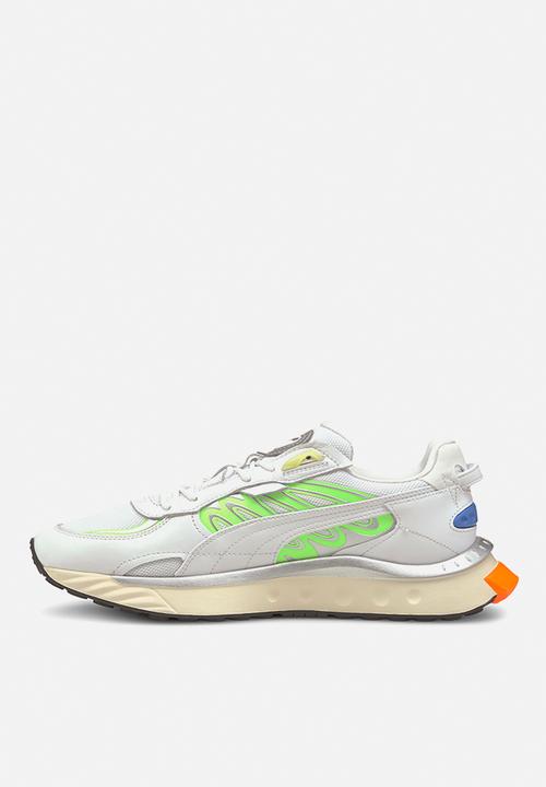 PUMA - Wild rider tecno - puma white-green glare