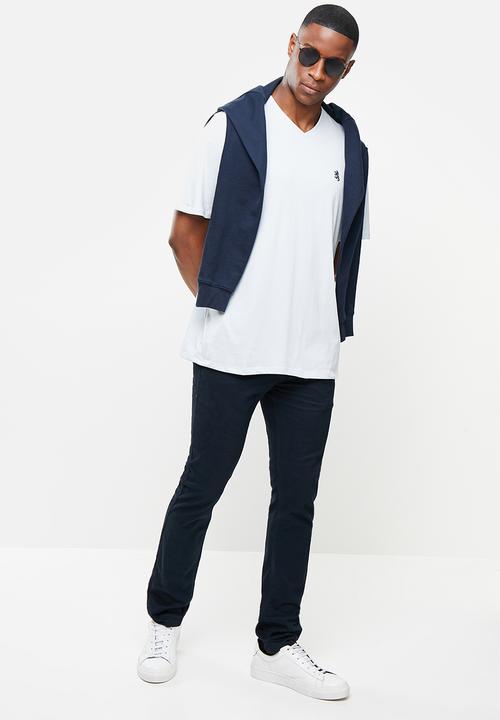 Pringle of Scotland - Core pima tees - light blue