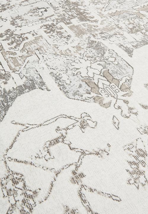 Hertex Haus - Brocade ash rug - grey