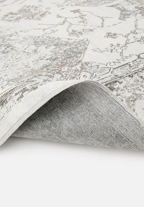 Hertex Haus - Brocade ash rug - grey