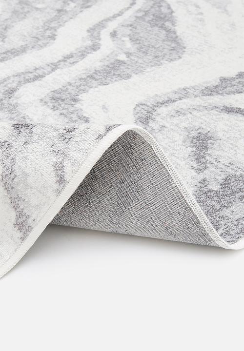 Hertex Fabrics - Quartz mineral rug - grey