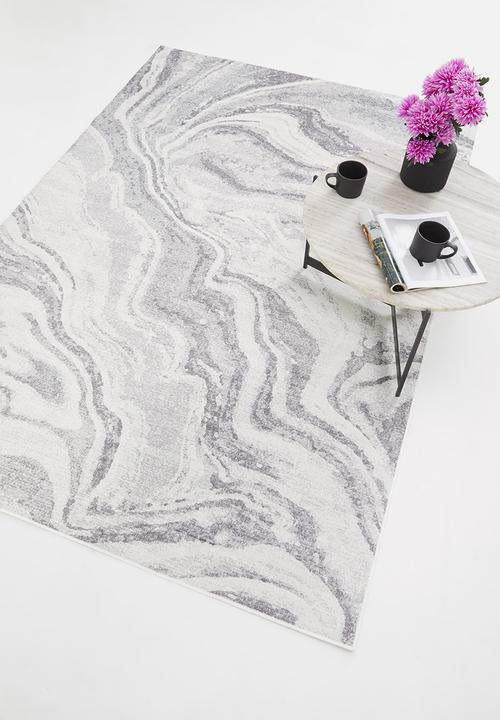 Hertex Fabrics - Quartz mineral rug - grey