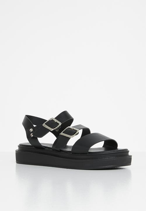 Jada - Chunky buckle sandal - black