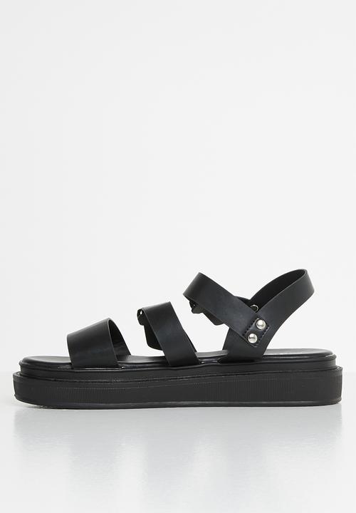 Jada - Chunky buckle sandal - black