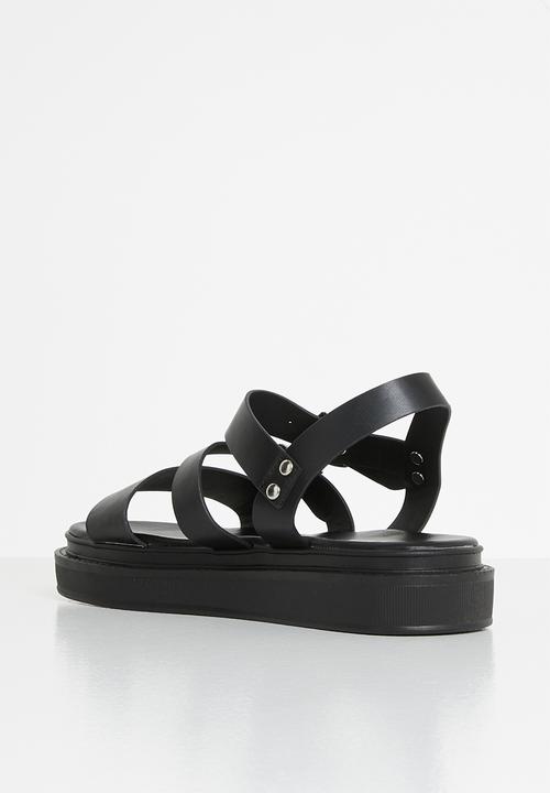 Jada - Chunky buckle sandal - black