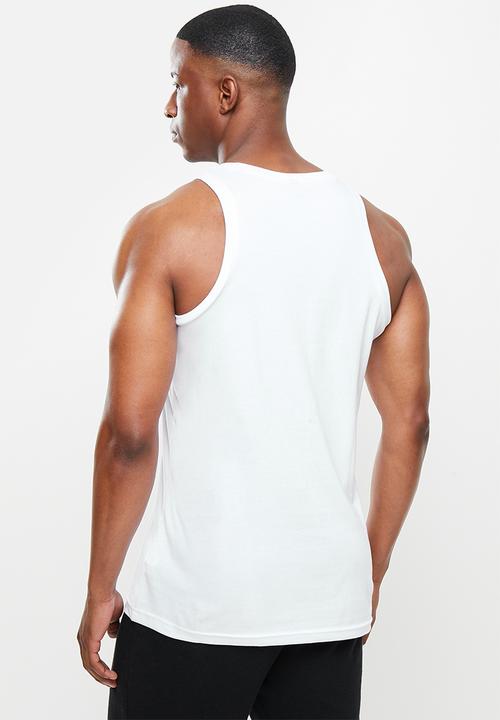adidas Performance - M bl sj tank top  - white/black/black