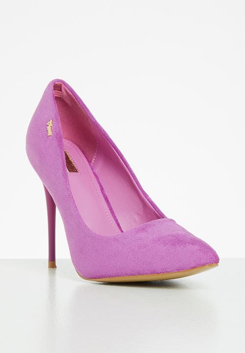 Plum - Nellie stiletto court heel - purple