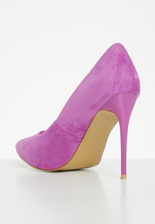 Plum - Nellie stiletto court heel - purple