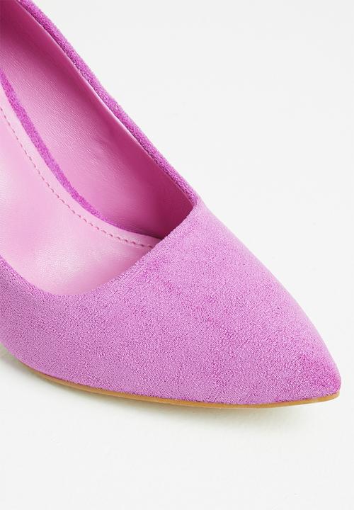 Plum - Nellie stiletto court heel - purple