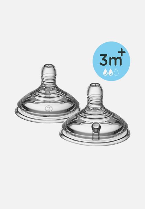 Tommee Tippee - 2 Pack closer to nature medium flow teat