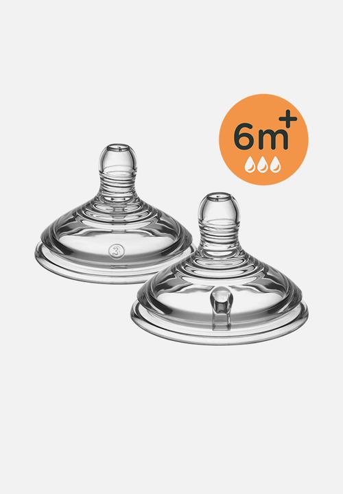 Tommee Tippee - 2 Pack closer to nature fast flow teat