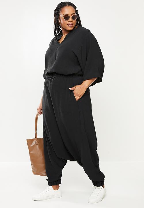 AMANDA LAIRD CHERRY - Plus mashai top - black
