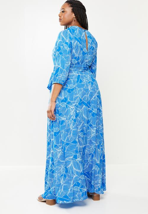AMANDA LAIRD CHERRY - Plus elisa dress -  marine