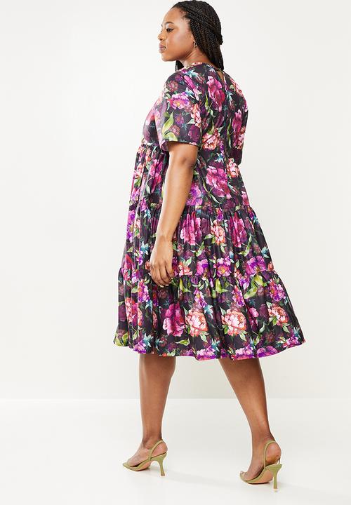 AMANDA LAIRD CHERRY - Plus ntsiki dress - multi