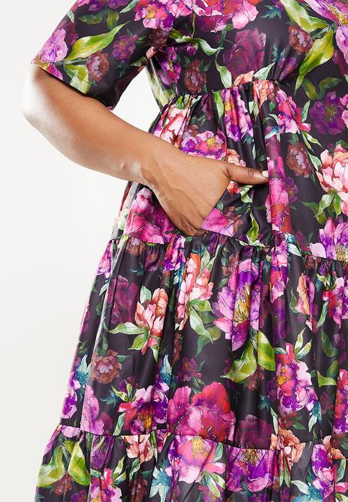 AMANDA LAIRD CHERRY - Plus ntsiki dress - multi