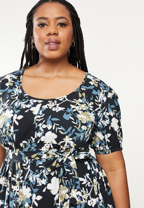 AMANDA LAIRD CHERRY - Plus blythedale dress -multi