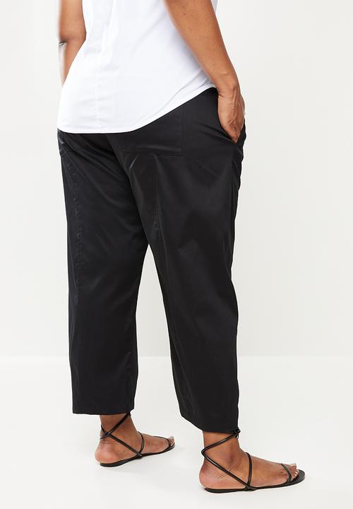 AMANDA LAIRD CHERRY - Plus clarke pants - black