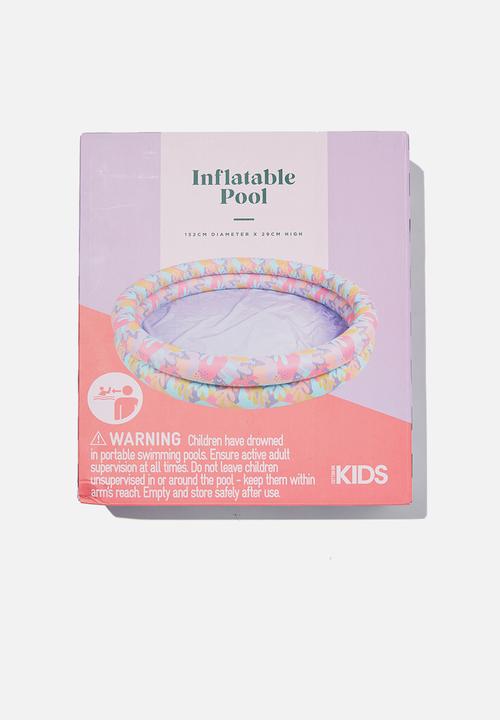 Cotton On - Inflatable swimming pool - pale violet palm cove