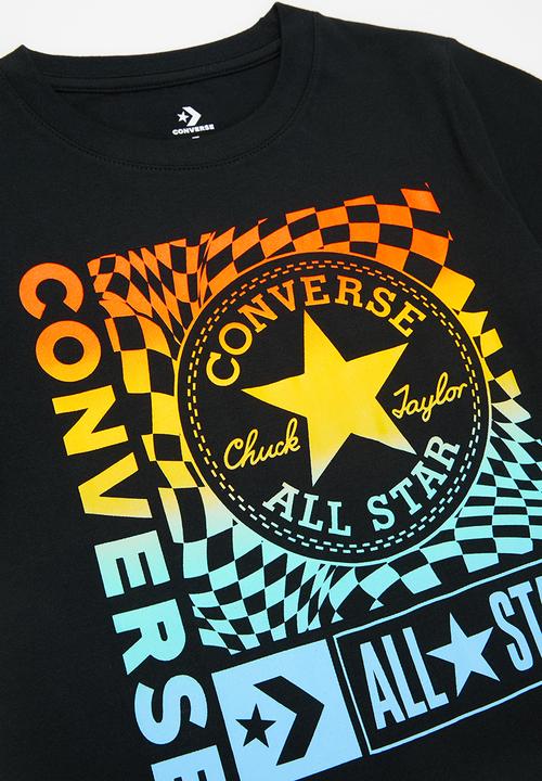 Converse - Converse logo mix up box tee - black