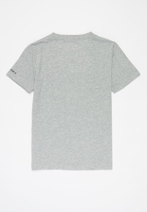 Converse - Converse photoreal bitmap tee - grey