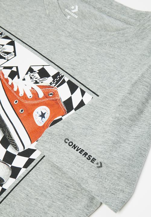 Converse - Converse photoreal bitmap tee - grey