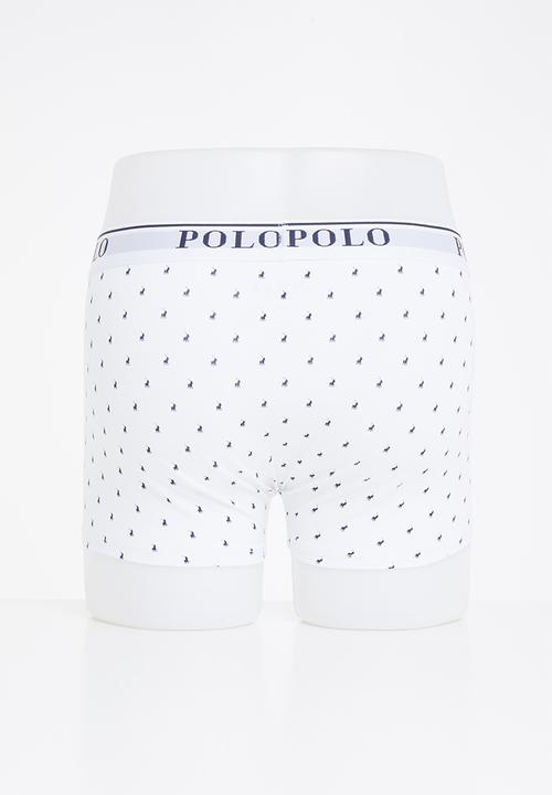 POLO - Classic knit boxer 3 pack - white