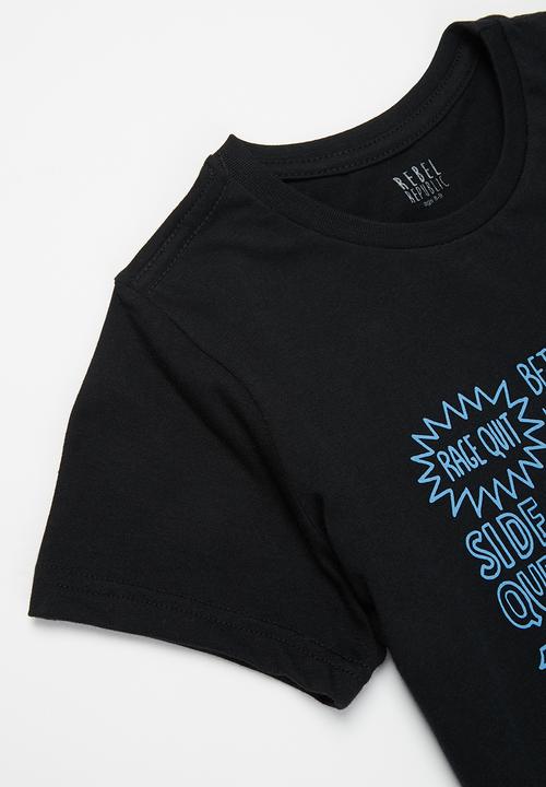 Rebel Republic - Boys graphic tee - black