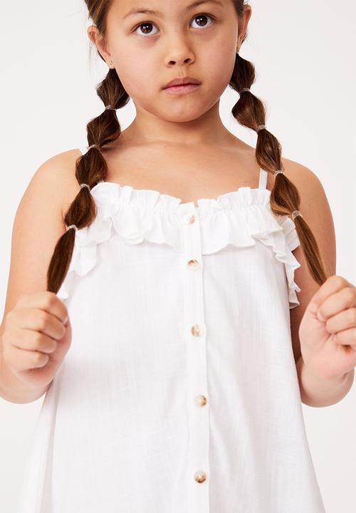 Cotton On - Libby sleeveless dress - white