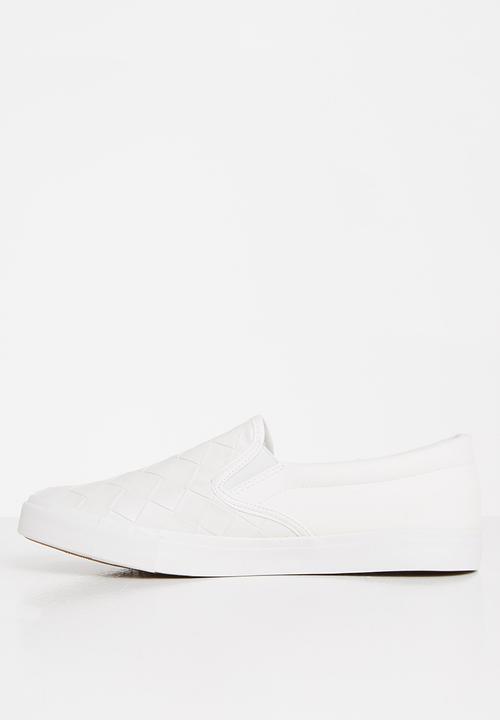 Superbalist - Campus slip on - white