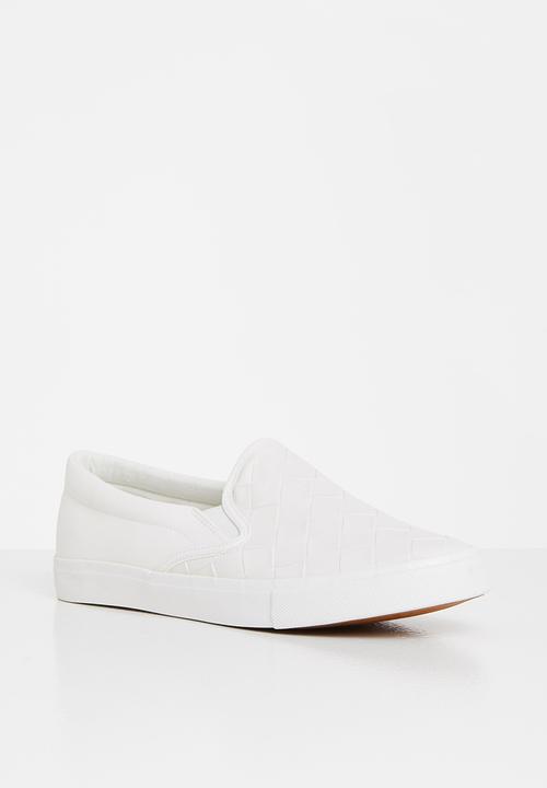 Superbalist - Campus slip on - white
