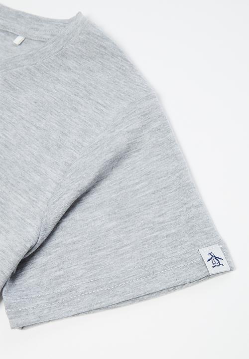 Original Penguin - Floral fill tee - rain heather
