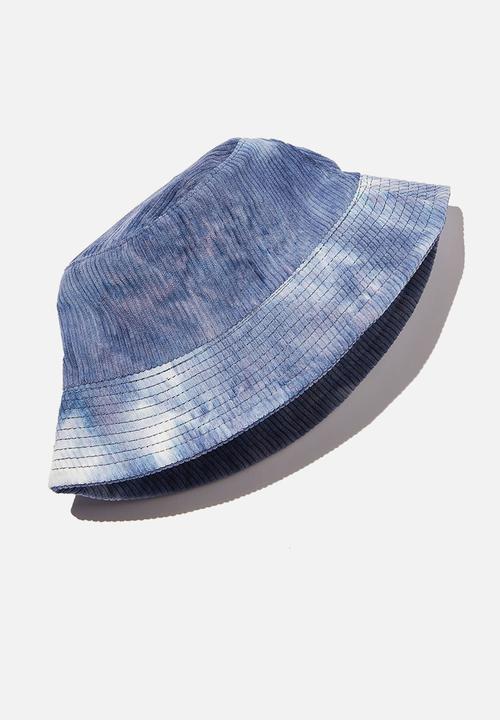 Cotton On - Kids bucket hat - petty blue tie dye cord
