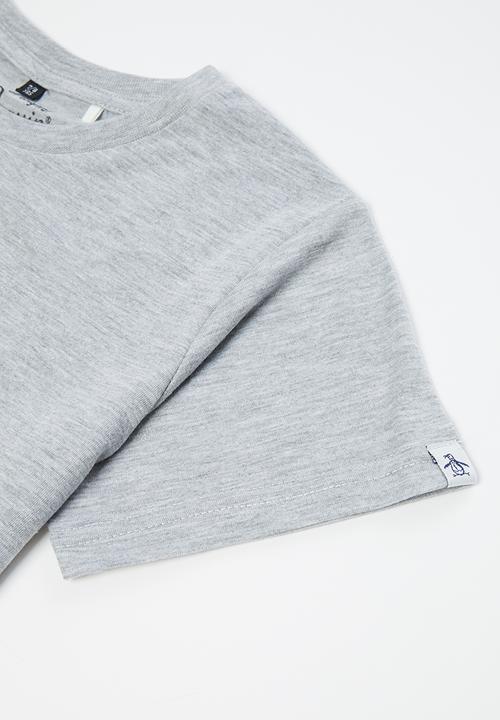 Original Penguin - Penguin wave tee - rain heather