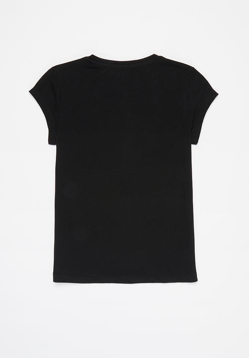 SISSY BOY - Lita fitted top - black