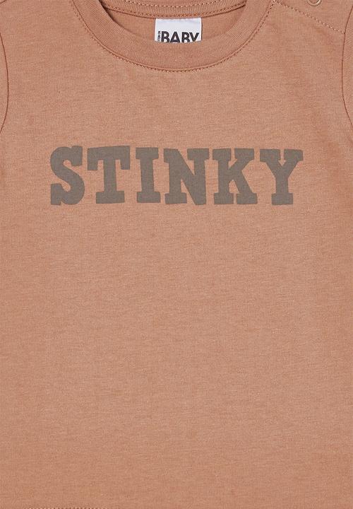 Cotton On - Jamie short sleeve tee - taupy brown
