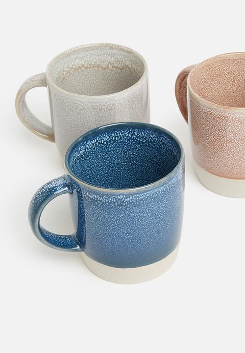 Excellent Houseware - Patio mug set of 3 - multi