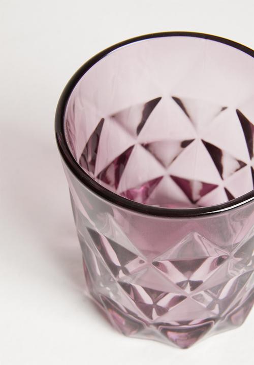 Excellent Houseware - Drinking glass set - pink